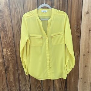 Calvin Klein Lemon colored tunic